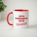 Taza roja “Esta personita está DeRelax”