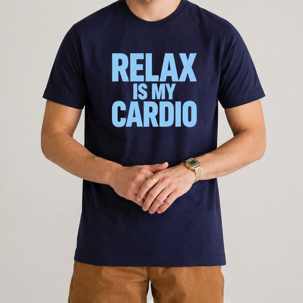 T-Shirt Relax Is My Cardio - Hombre