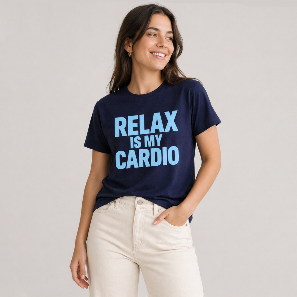 T-Shirt Relax Is My Cardio - Mujer